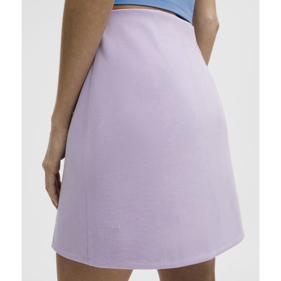 Lululemon Women's Softstreme High-Rise Mini Skirt Size XL Lavender Frost NWT - Picture 5 of 5